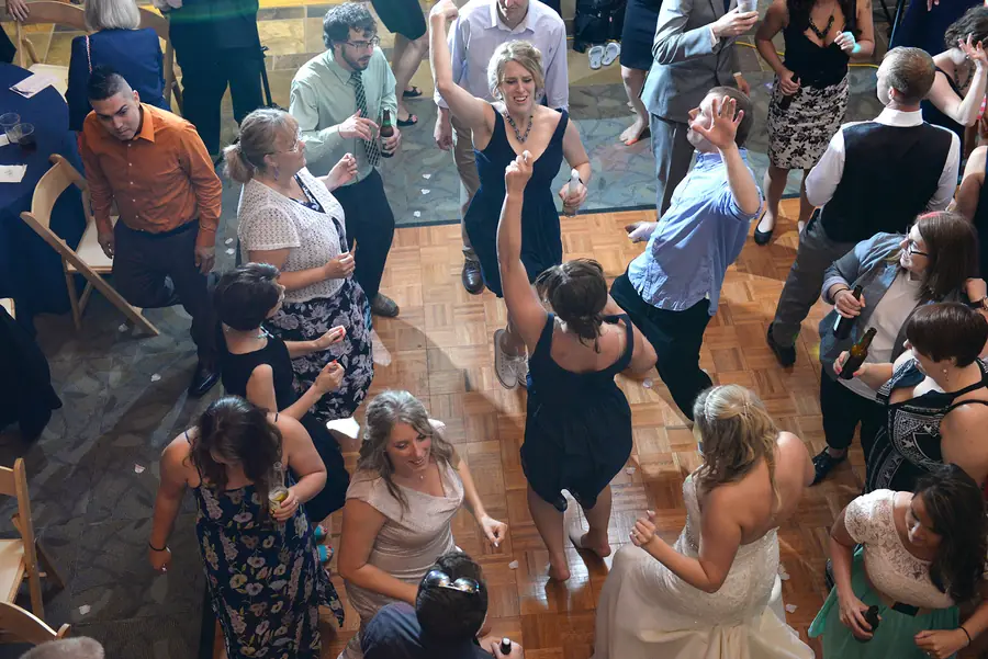 Guests enjoying the music